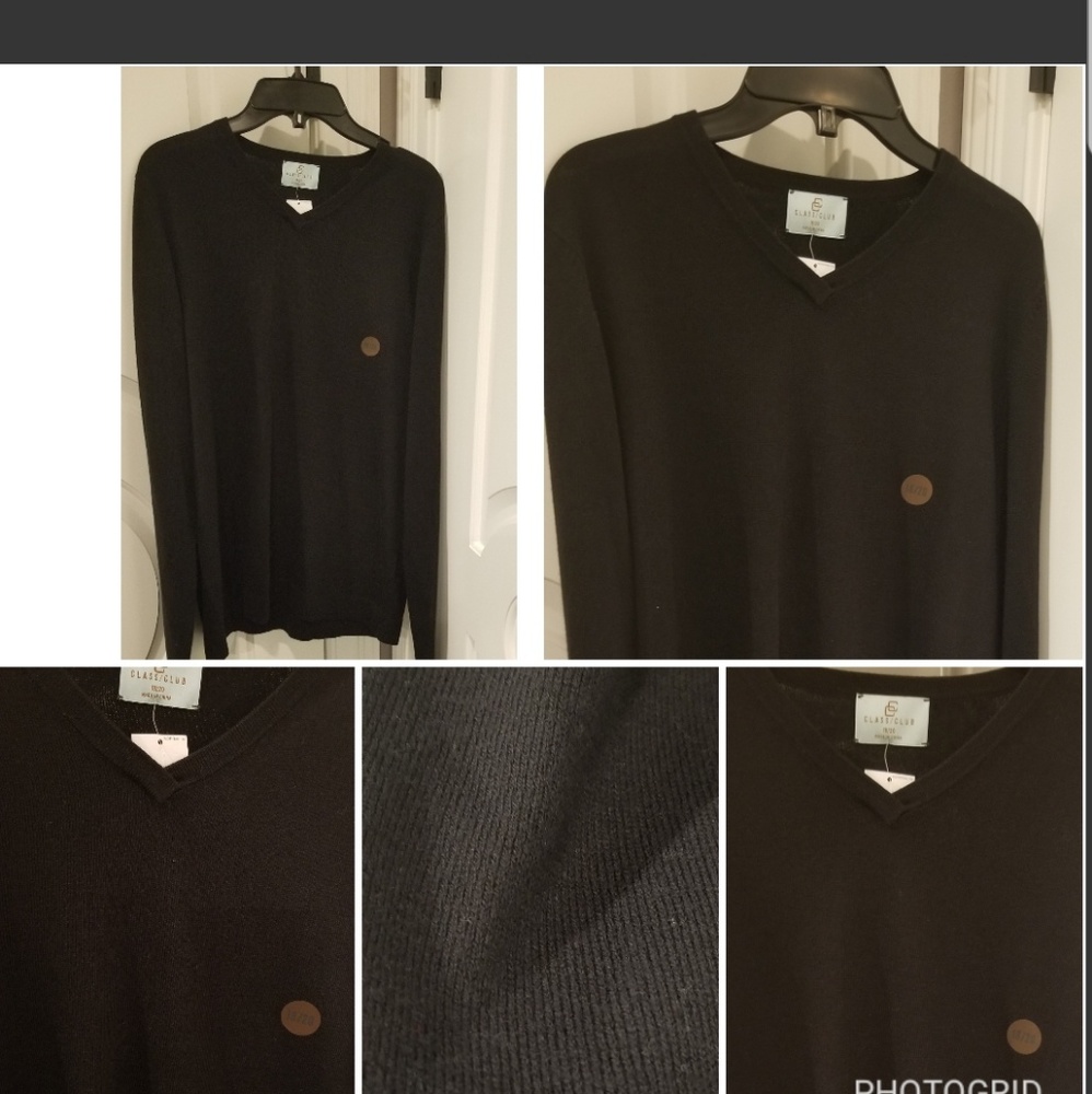 Class Club Boys' size 18/20 Black Long Sleeve